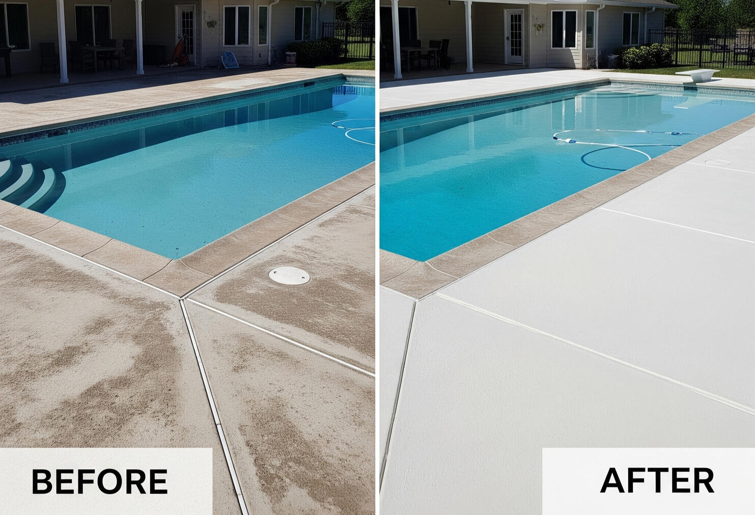 Untitled Pool deck concrete repair